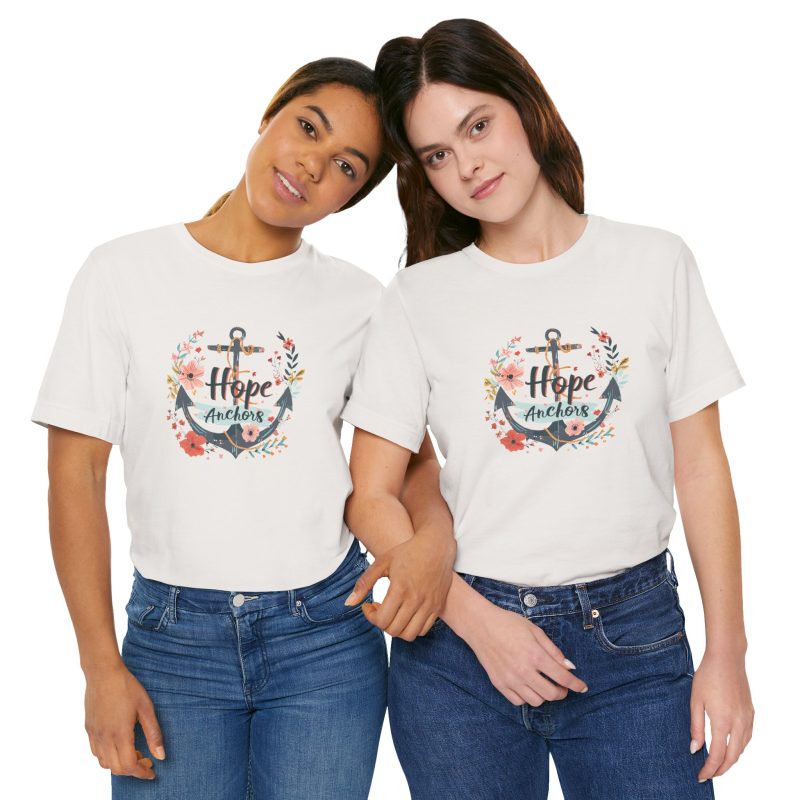 Anchor Of Hope Spiritual Encouragement Tee - Image 2