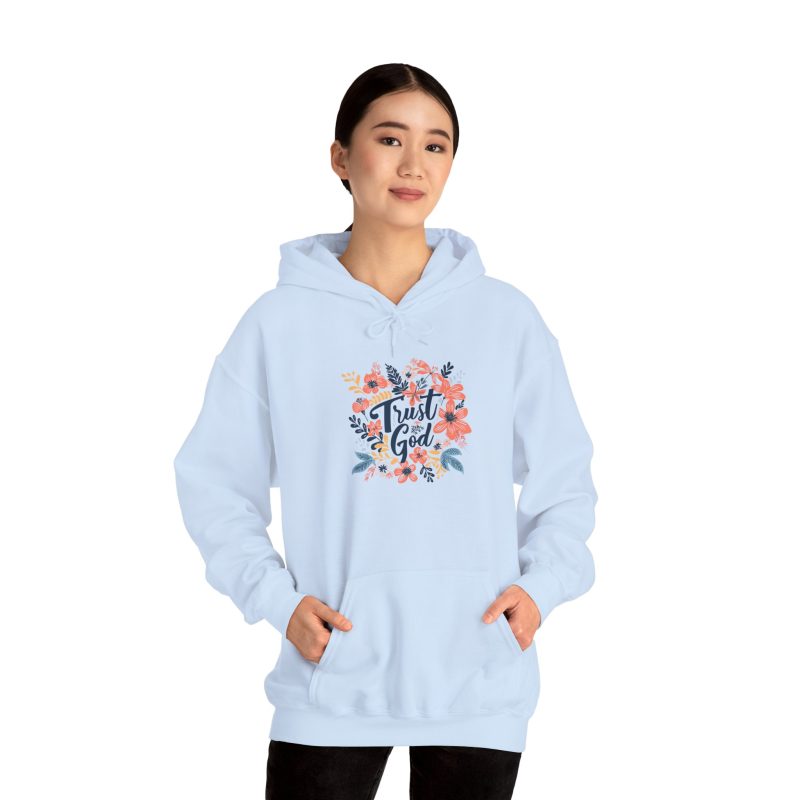 Trust God - Cozy Hoodie - Image 5