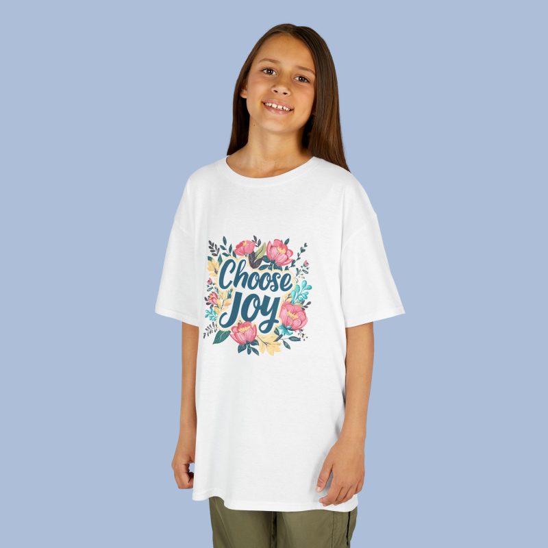 Kids Christian Tee - Choose Joy Shirt Design - Image 3